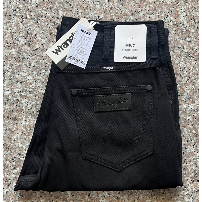 WRANGLER MWZ สีดำ ไม่ยืด ของแท้