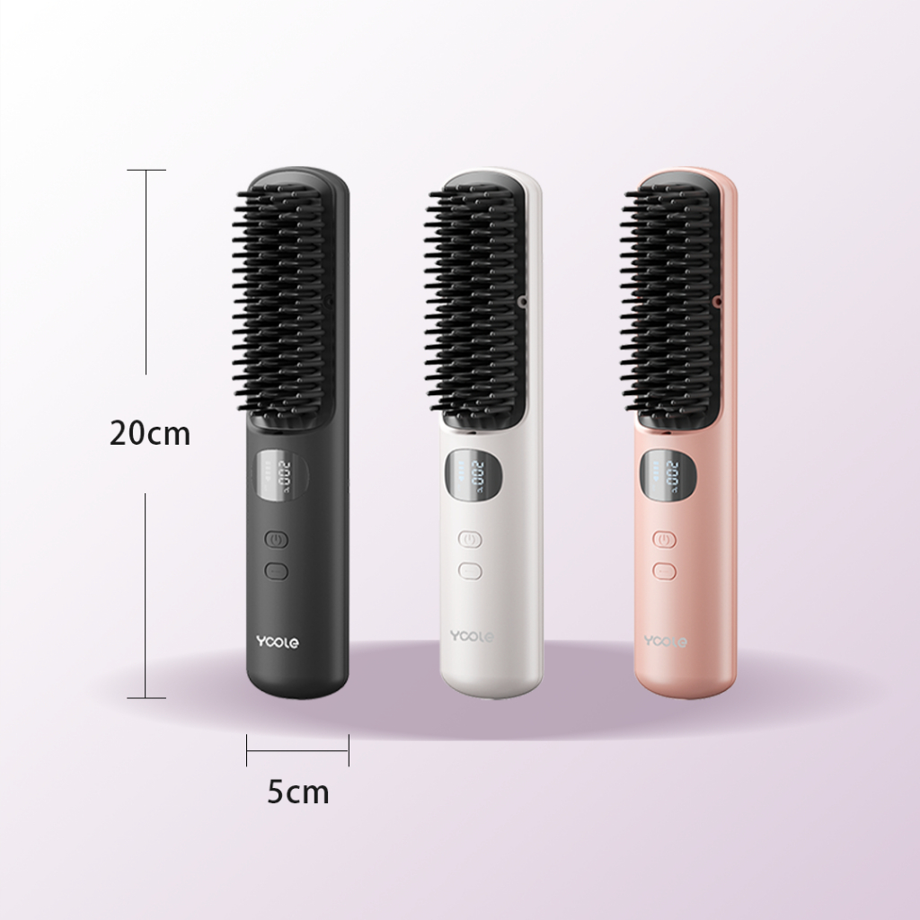 [NEW]Yoole Hair Straightening Brush ยูเลอร์ หวีไฟฟ้าไร้สาย แปรงยืดผมไฟฟ้า พกพาสะดวก มีไอออนบำรุงเส้นผม - รูปที่ 6