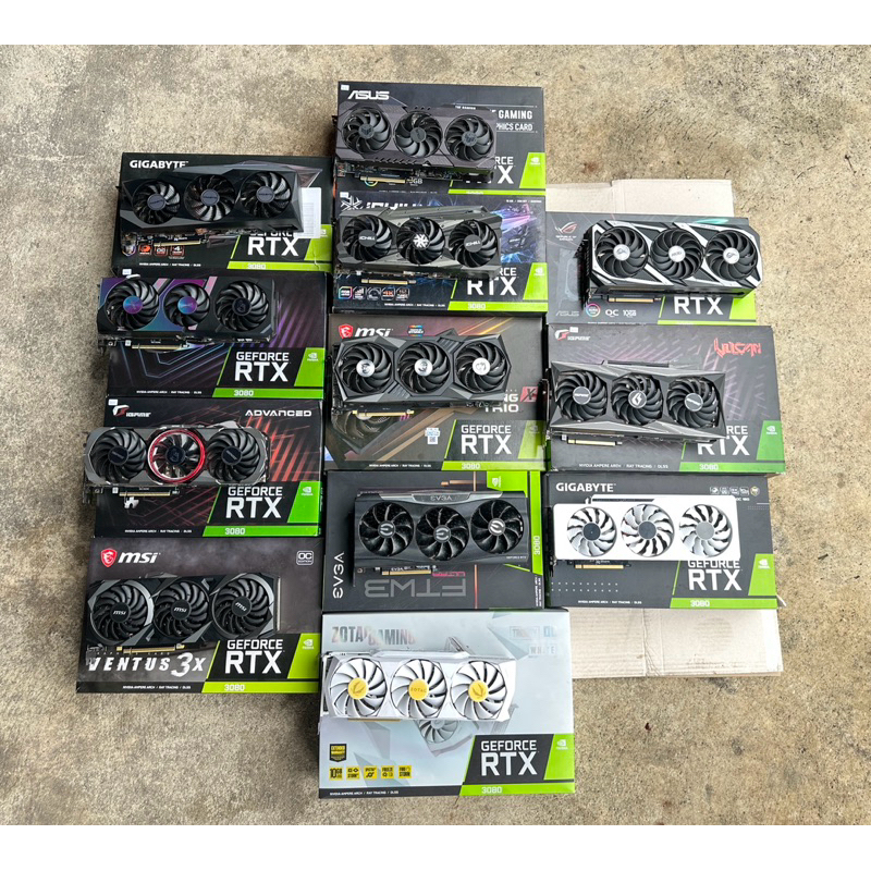 RTX3080 10GB หลายแบรนด์ในตัวเลือก