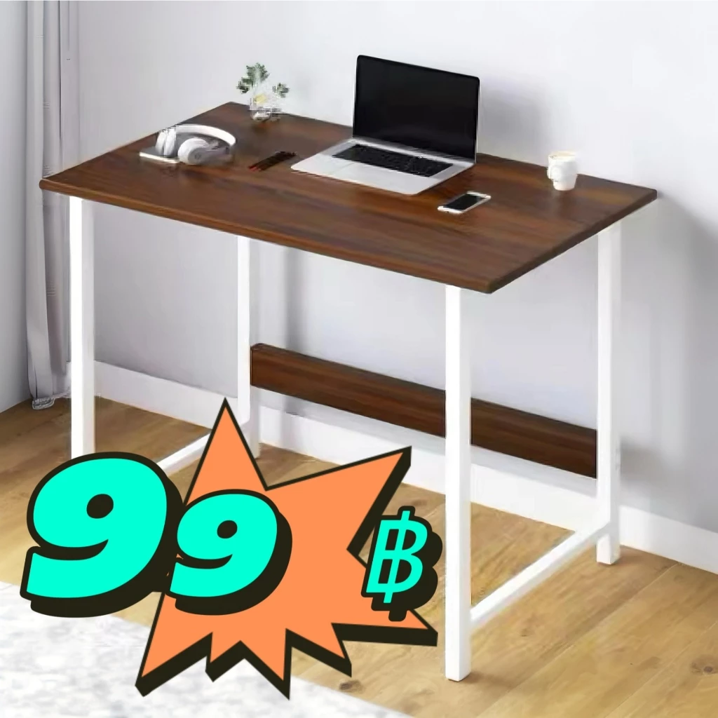 Sun🎀มีพร้อมส่ง(ขนาด68x60x28cm)โต๊ะทำงานมินิมอลขนาดเล็ก Computer Desk น้ำหนักเบา ประหยัดพื้นที่ มี3สี