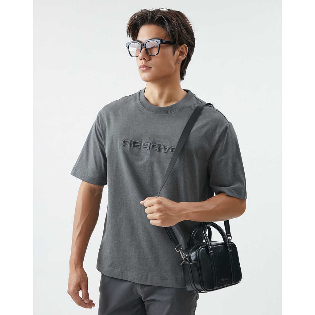 DAPPER กระเป๋าสะพายข้าง Mini Duffle Bag สีดำ (BM5/BK/1290PN)