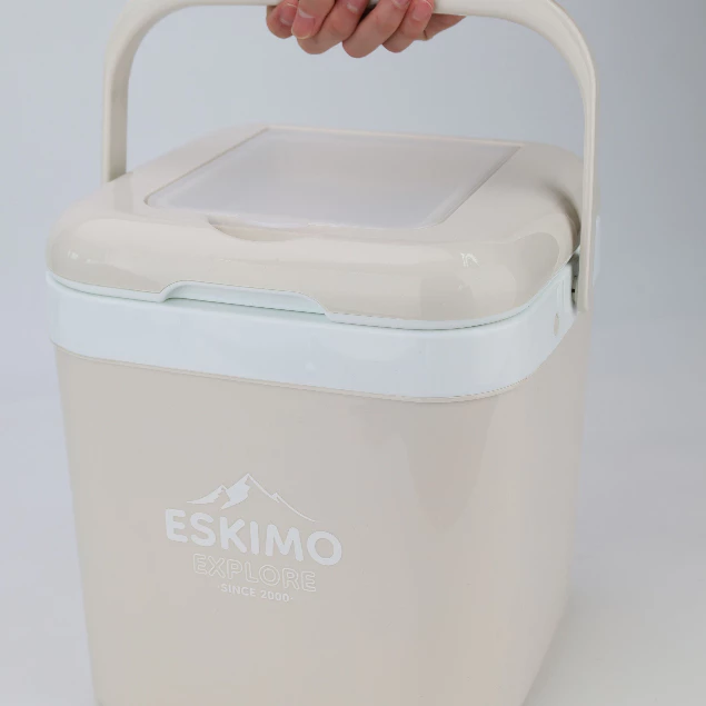 ESKIMO COOLER กระติกน้ำพลาสติกเก็บความเย็น โฟม PU ทรงเหลี่ยม มีหูหิ้ว KC460 ขนาด 4.6 ลิตร thumbnail 8