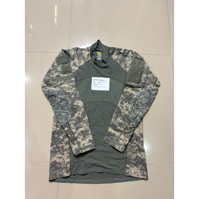 Size:M เสื้อคอมแบทเชิ้ต แท้ USA 100% combat shirt เสื้อยุทธวิธีแขนยาว ทหารอเมริกา เสื้อทหาร #C3807