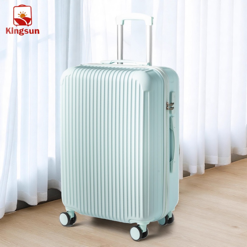 [รับประกัน1ปี] Kingsun กระเป๋าเดินทาง 20/24/28นิ้ว รุ่นซิป T01/155/218 วัสดุ ABS+PC แข็งแรงทนทาน
