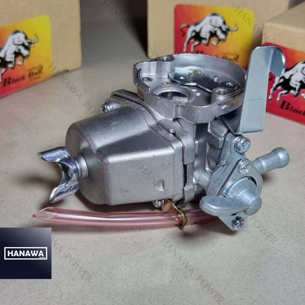 (คาบู411 มีสายน้ำมัน) คาบูเรเตอร์เครื่องตัดหญ้า รุ่น411 RBC411 NB411 (มีสายน้ำมัน) จาก กระทิงดำ