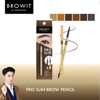 BROWIT BY NONGCHAT Pro Slim Brow Pencil ดินสอเขียนคิ้ว ดินสอเขียนคิ้วน้องฉัตร