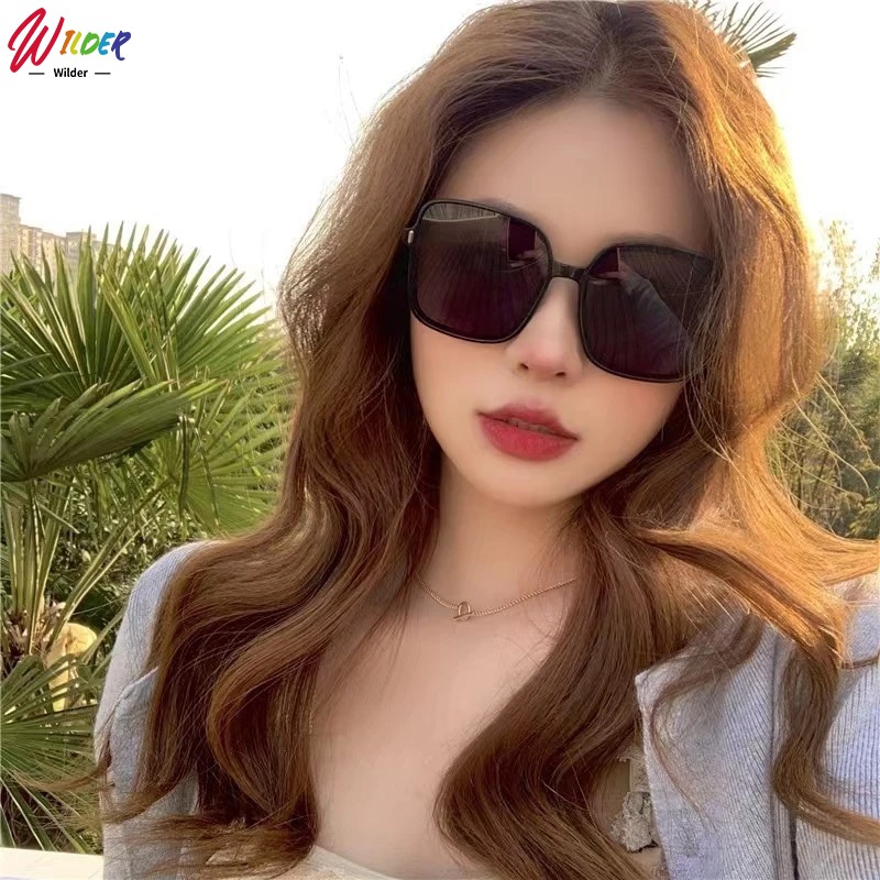 แว่นกันแดดกรอบสี่เหลี่ยม ป้องกันรังสียูวี UV380 กรอบสี่เหลี่ยม ทรงสี่เหลี่ยม สไตล์วินเทจ Unisex ราคา ถูกที่สุด ดีลบีเคเค แกลเลอรีภาพที่ 9