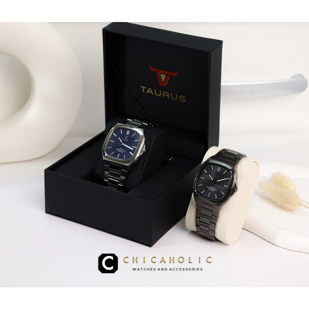 TAURUS TR-956 ตัวเรือนบาง ใส่สบายเท่ๆด้วยพรีเมี่ยมสแตนเลส