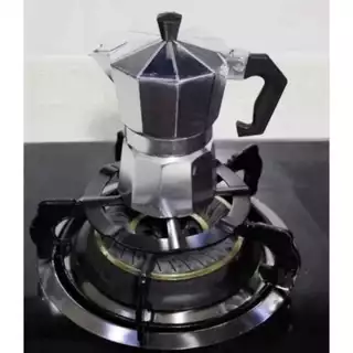 !!พร้อมส่ง!! ขาวางหม้อ ฐานวางหม้อต้ม โมก้าพอท (Moka Pot) บนเตาแก๊ส และเตาแก๊สกระป๋อง ขนาดกว้าง 13.3 ซม.