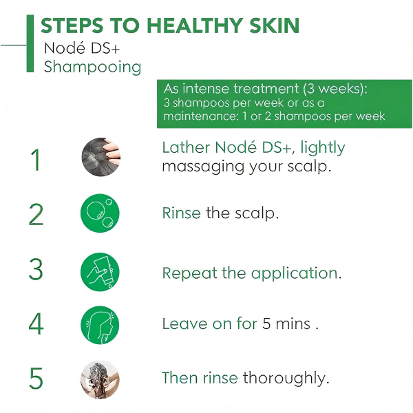 Bioderma shampoo แชมพูโรคผิวหนังอักเสบชนิดเซบอร์เรีย แชมพูสำหรับหนังศีรษะบอบบาง แพ้ง่าย คัน 125ml ราคา ถูกที่สุด ดีลบีเคเค แกลเลอรีภาพที่ 2