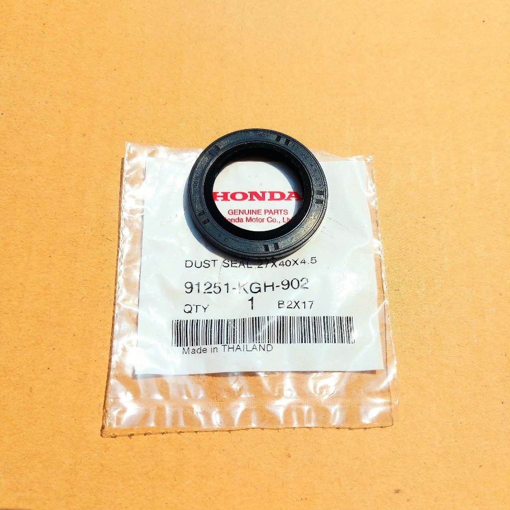 ซีลกันฝุ่นดุมสเตอร์หลัง 27x40x4.5 DREAM110i-WAVE100S-WAVE125i-MSX125SF-SONIC แท้ศูนย์ 91251-KGH-902