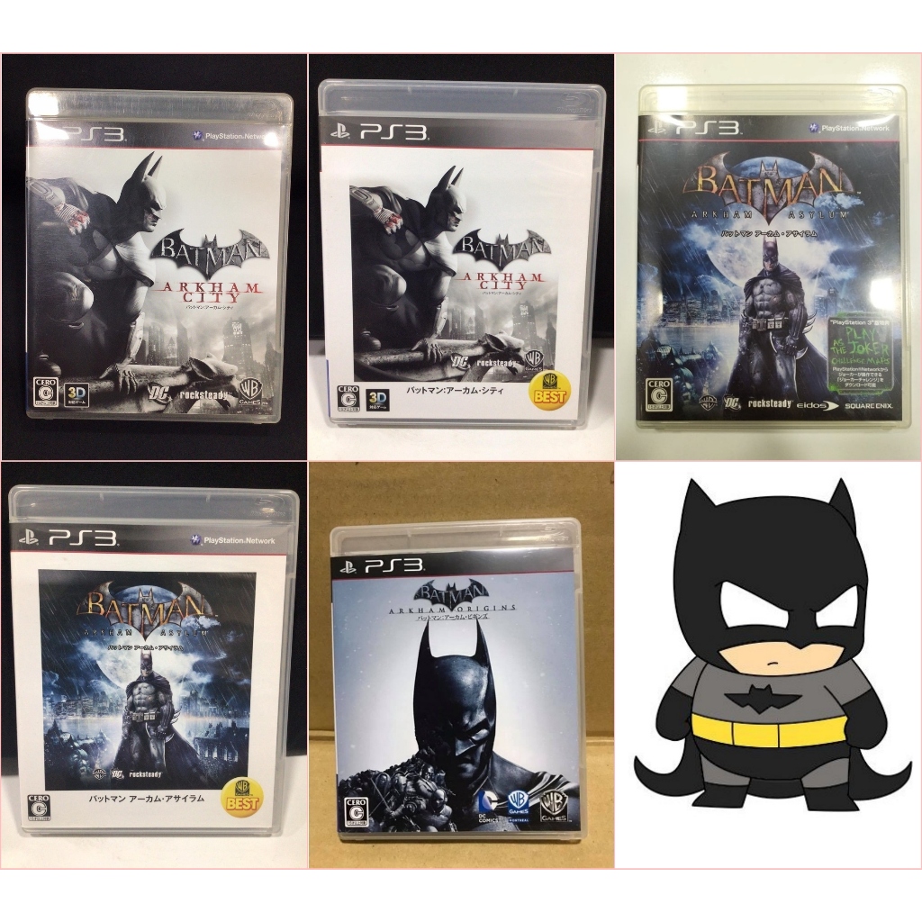 แผ่นแท้ [PS3] รวมทุกภาค Batman (Japan) Bat man Arkham City Asylum Begins Origins