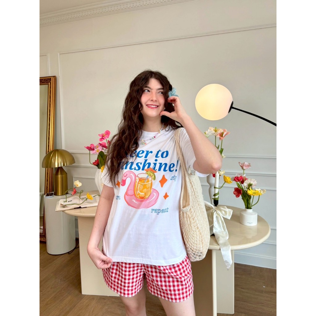 CurveG Summer Sip T-Shirt เสื้อยืดซัมเมอร์ซิป