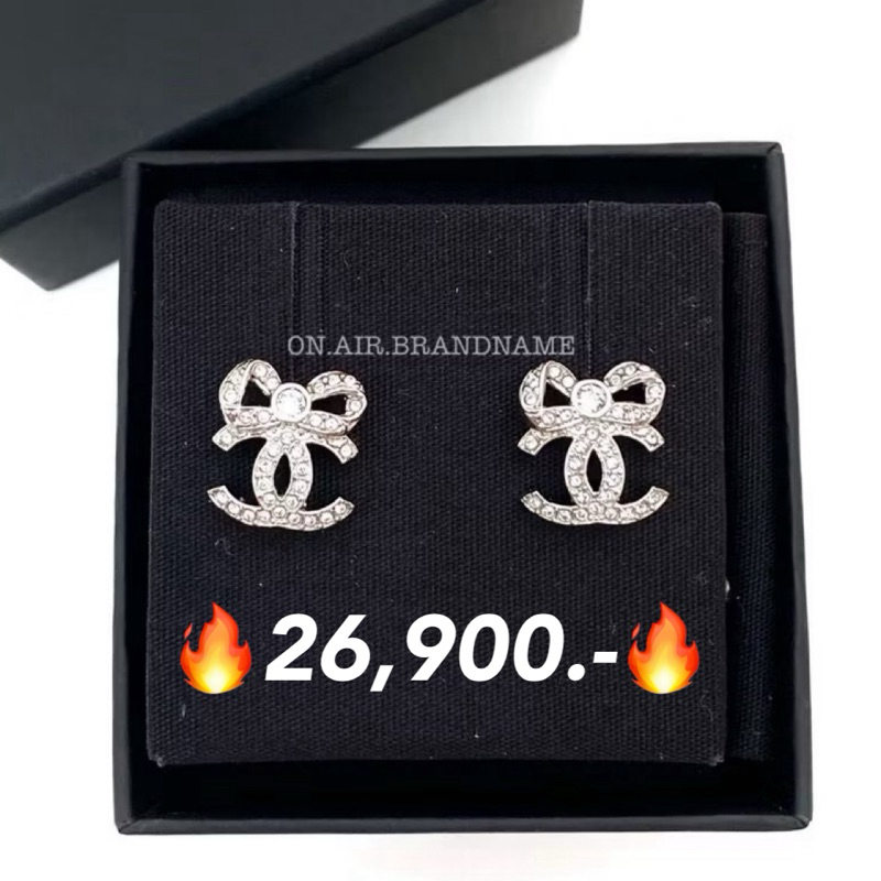 New chanel earrings 1.3 cm. ต่างหู รุ่นนี้น่ารัก ขายดี