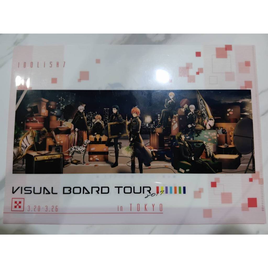 แฟ้มใส่เอกสาร★IDOLISH7 Visual Board Tour ★ A4 Clear File ขนาด 22 X 31cm