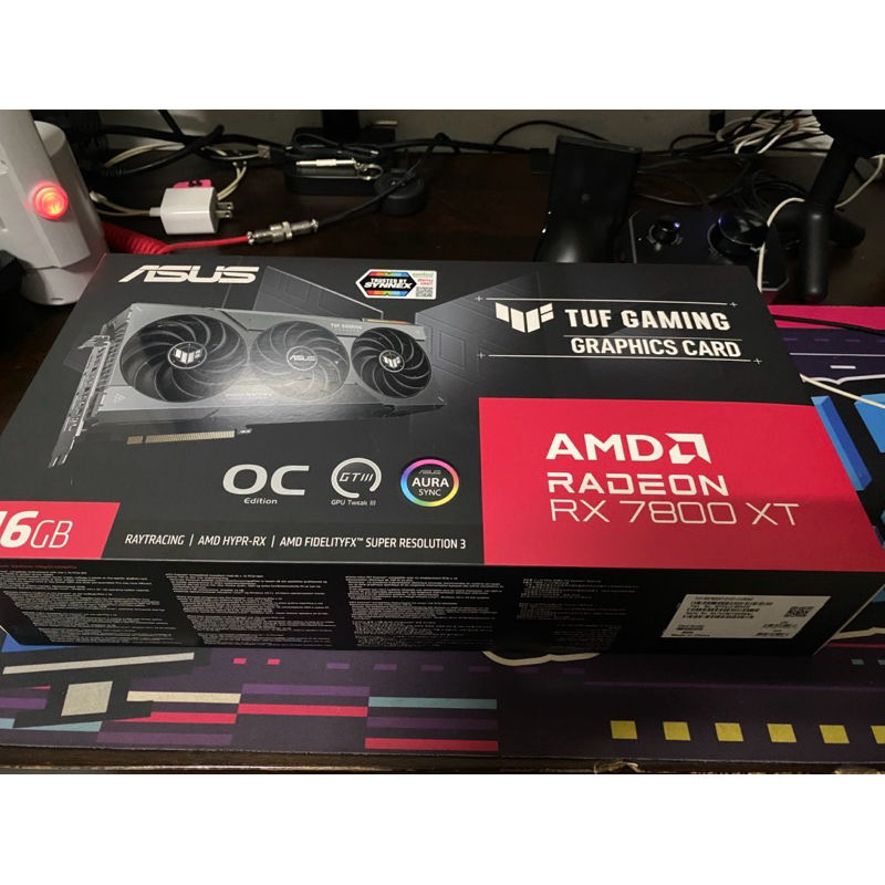 VGA (การ์ดจอ) ASUS TUF AMD RADEON RX7800 XT 16GB OC