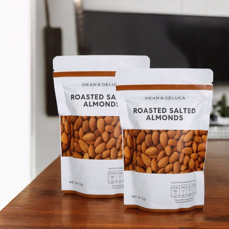 D&D ROASTED SALTED ALMONDS 50g