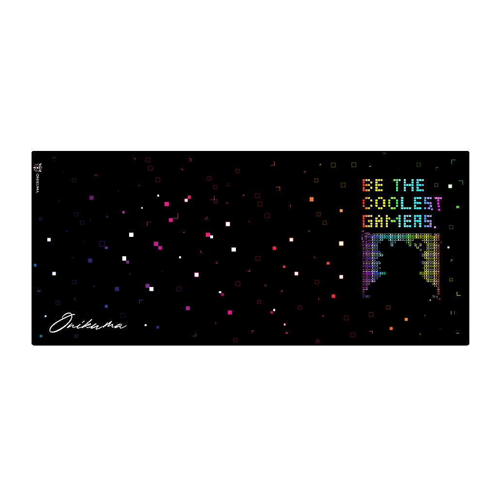 ONIKUMA BE THE COOLEST GAMER (MP008) MOUSEPAD 900x400x3 MM (BLACK) GMP-000425