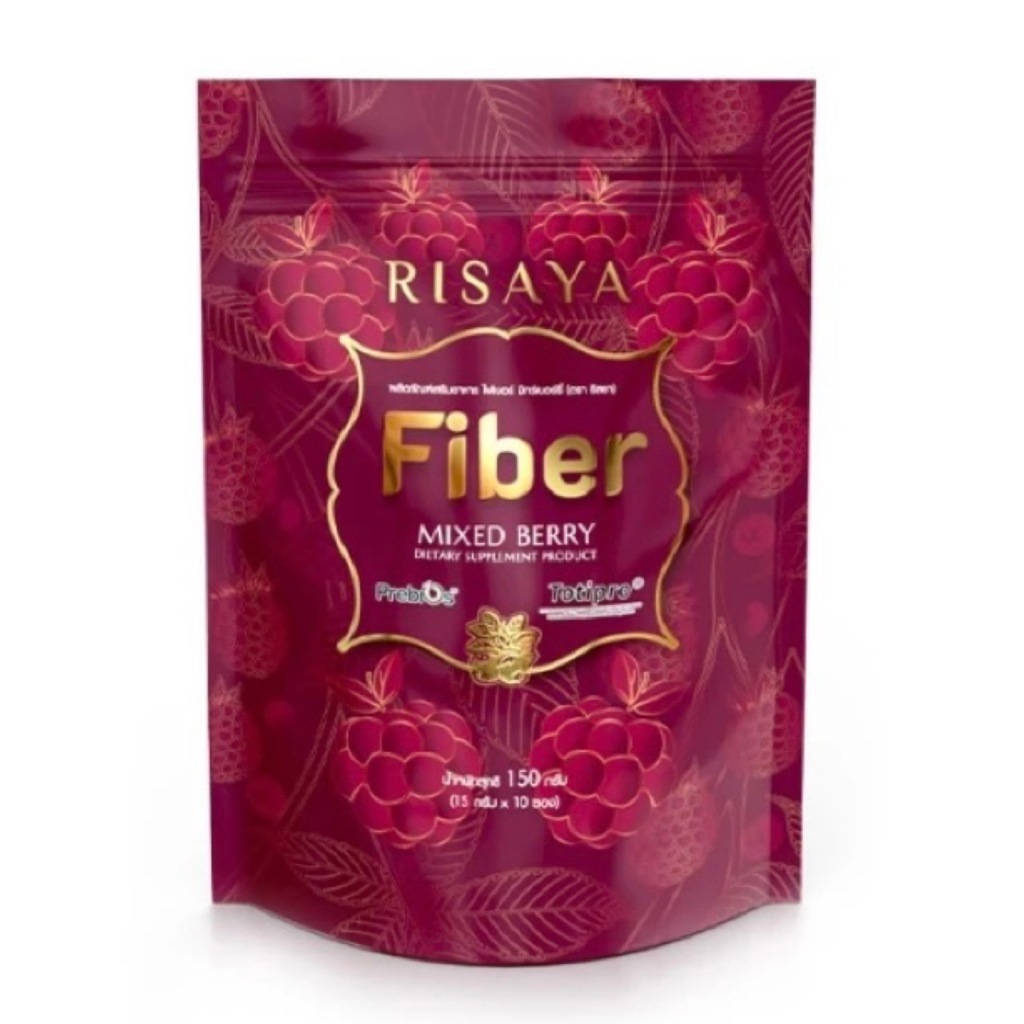 ไฟเบอร์ริสยา Fiber Risaya  ( 1 ห่อ บรรจุ 10 ซอง )