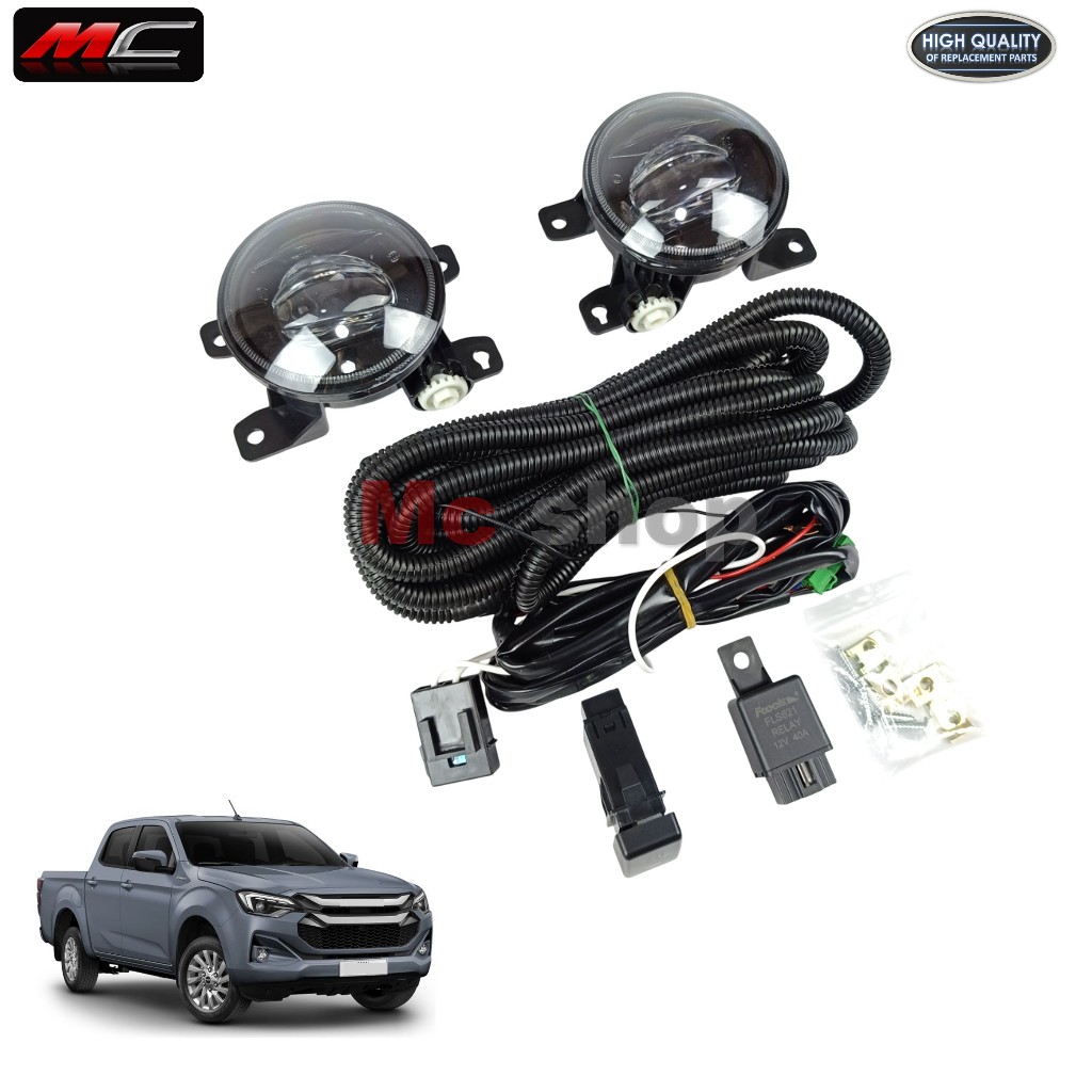 ไฟ​ตัด​หมอก​ ดีแม็ก 2024 รุ่น เตี้ย LED ISUZU​ D-MAX​ DMAX 2024 2025 SPACECAB 1.9 SPARK 3.0 CAB4 -2024LED-TH *21