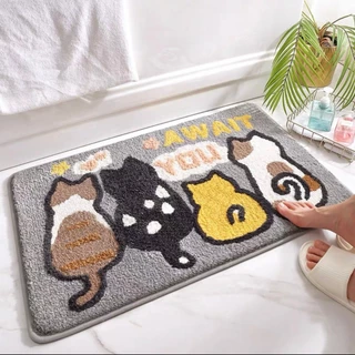 พรมเช็ดเท้าลายการ์ตู ขนาด 40*60cm