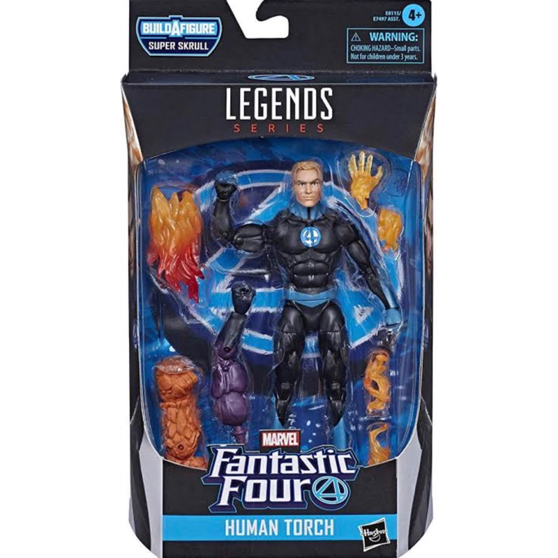 [No BAF] Human Torch Fantastic four 4 Marvel legends Hasbro action figure 1/12 humantorch