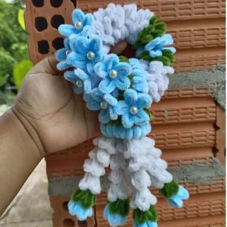 (พร้อมส่ง)พวงมาลัยลวดกำมะหยี่วันแม่ครบเซ็ตยกกล่อง🌷