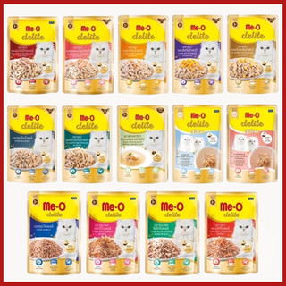 Me-O Delite (1ซอง) มีโอ ดีไลท์ อาหารเปียกสำหรับน้องแมว แบบซอง 70 กรัม