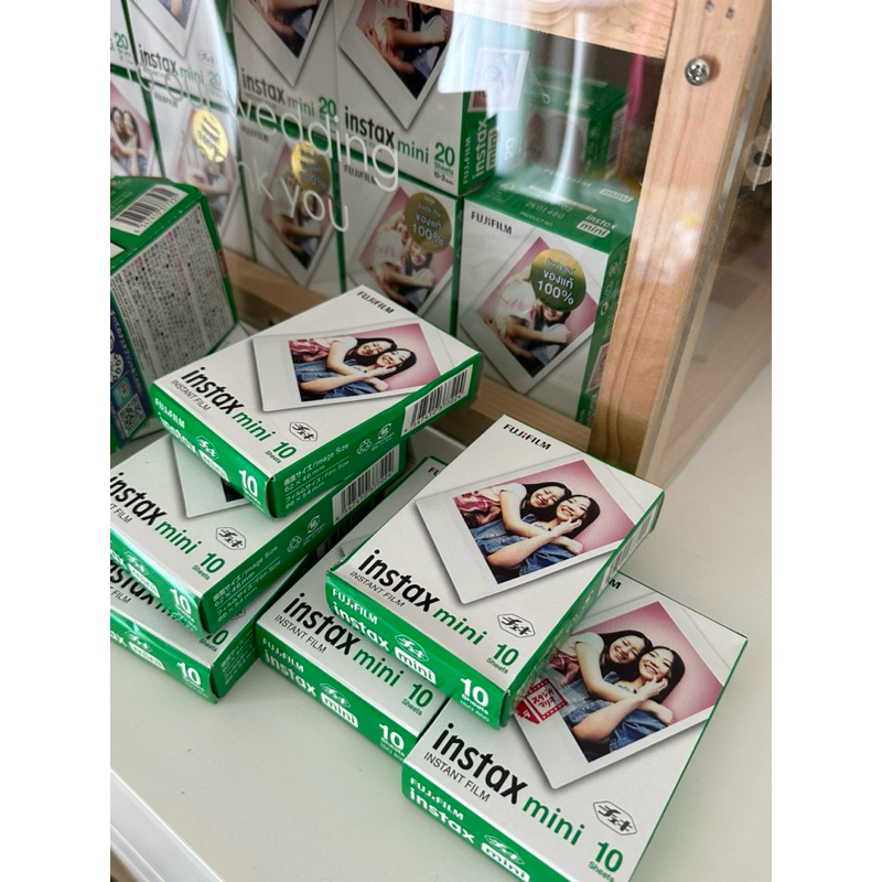 พร้อมส่ง ฟิล์ม Fujifilm Instax Mini Instant Film ของแท้💯 instax mini ขอบขาว ฟิล์มฟูจิแท้
