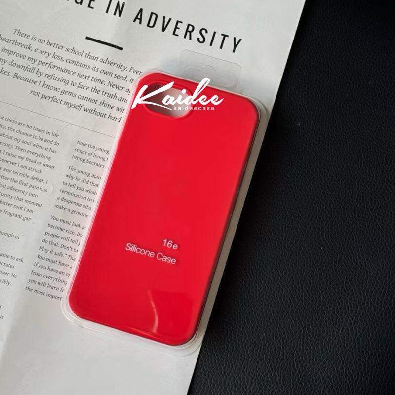 SiliconeCase -เคสซิลิโคนกำมะหยี่สีพื้น ลบรอยปากได้ เคสสำหรับรุ่นไอโฟน 16-17 17Air 17Pro 17ProMax ราคา ถูกที่สุด ดีลบีเคเค แกลเลอรีภาพที่ 6
