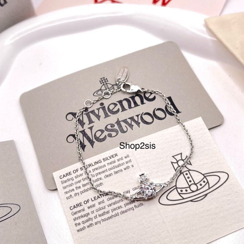 🪐พร้อมส่ง✨Vivienne Westwood Reina Small bracelet  ของแท้💯 (มีใบเสร็จทุกชิ้น)