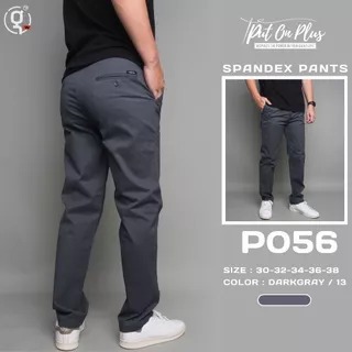 GOODWIN - P056 SPANDEX PANTS กางเกงขายาวผู้ชาย ผ้ายืด สีพื้น