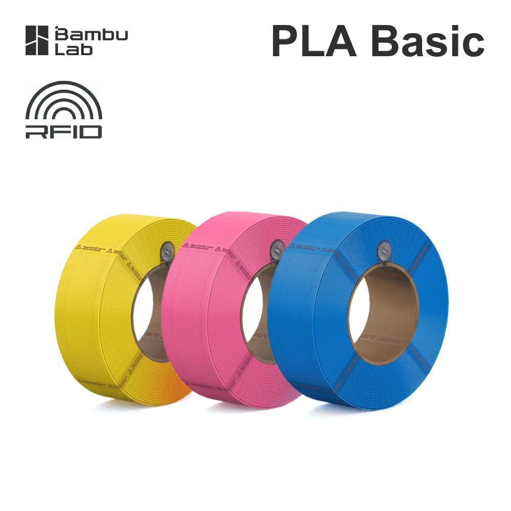 ( Refill ) Bambu Lab เส้นพลาสติก PLA Basic Filament สำหรับเครื่องพิมพ์ 3 มิติ ขนาด 1 กก.
