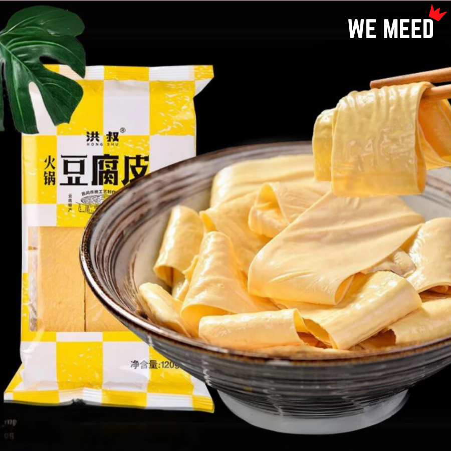 ฟองเต้าหู้แผ่นใหญ่ 120g.เต้าหู้แห้ง เต้าหู้ หม่าล่า สำหรับ ชาบู ผัด ต้ม ยำ อร่อยทุกเมนู โปรตีนสูงงง