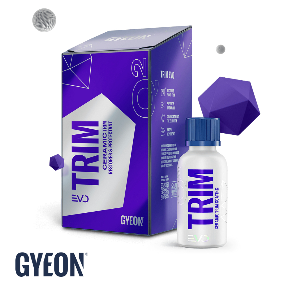 GYEON Q² TRIM 30 ML. น้ำยาเคลือบพลาสติก เคลือบแก้วพลาสติกดำ ติดทนนาน 12 เดือน