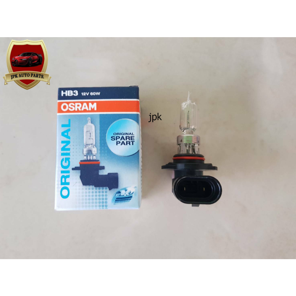 หลอดไฟ HB3,9005 12V 60W (ไฟสูง) OSRAMแท้ๆ ราคา(10ดวง)1200บาท