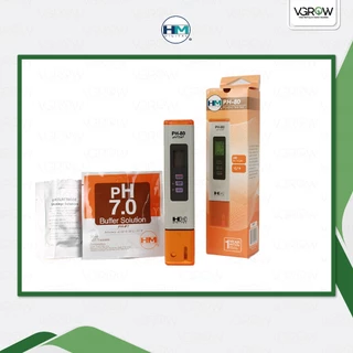 [ส่งฟรี] HM pH Meter PH-80 ปากกาวัดค่าpH กรด ด่าง pH แม่นยำ กันน้ำ HM Digital เฮชเอ็มปากกาพีเอช
