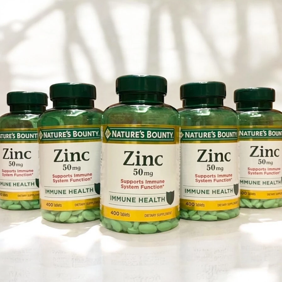 🔥🔥Exp.04/2029 (400 เม็ด) Nature's Bounty Zinc 50 mg