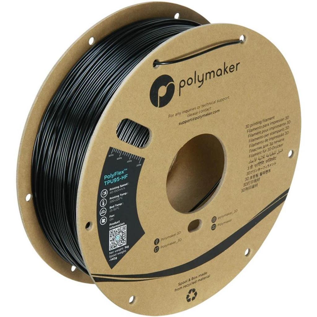 เส้น PolyFlex TPU95-HF ยี่ห้อ Polymaker เส้นพิมพ์สามมิติ 3D Filament 1.75mm 1KG