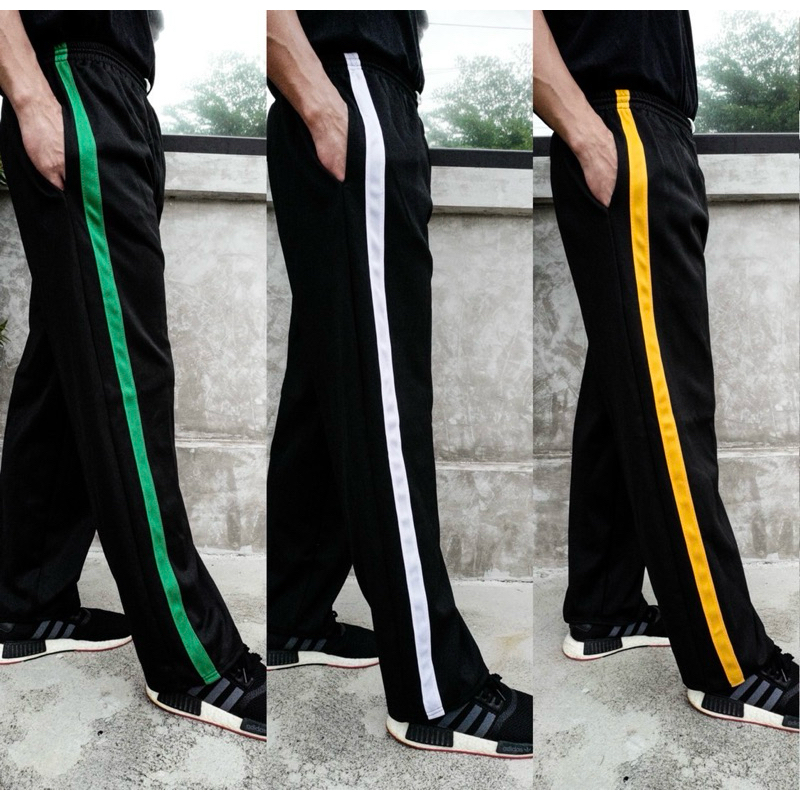 กางเกงวอร์มรุ่นแถบใหญ่ ผ้าดีมีกระเป๋า มีเชือก