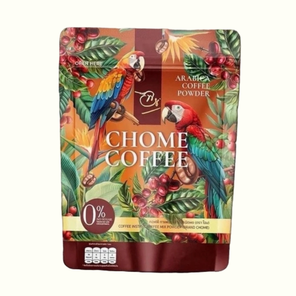 Chome Coffee พรีเมี่ยม คอฟฟี่ กาแฟโฉม 1 ห่อ 5 ซอง