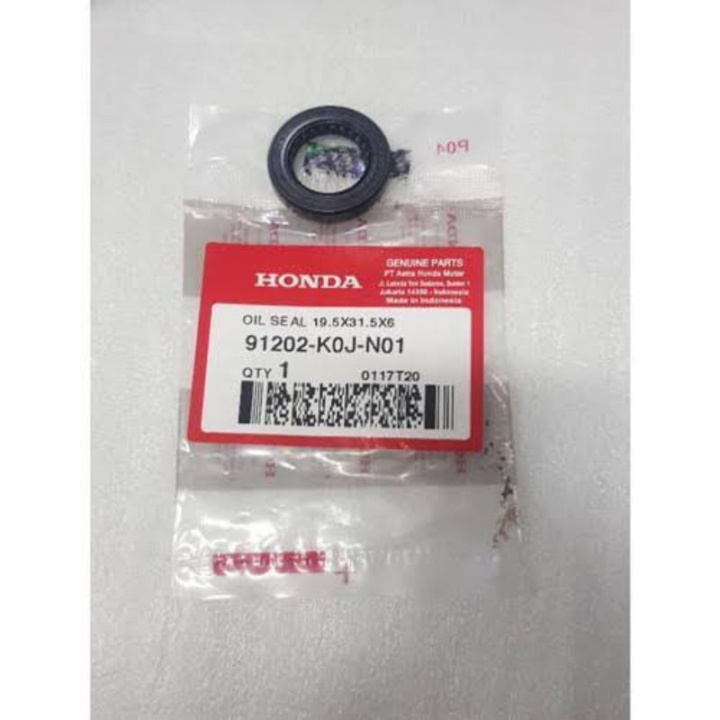 ซีลเพลาข้อเหวี่ยงข้างซ้าย Scoopy-i ปี2021 แท้ศูนย์91202-K0J-N01