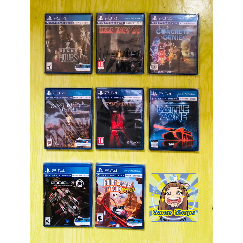 PS4 games [VR:2#2] รวมเกมส์ VR (📌 ใช้ได้ 2 ระบบ)