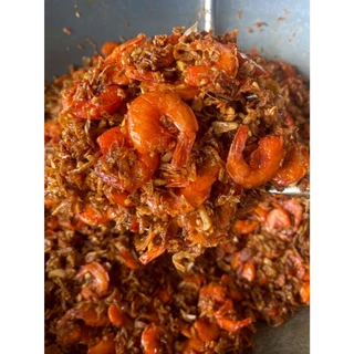 โคตรกุ้งงงงง น้ำพริกกุ้งโบราณ {น้ำพริกไม่กรอบ} เคี่ยวน้ำมะขาม น้ำตาลปี๊ป ทำใหม่ๆ บรรจุกระปุกปิดสนิทอย่างดี