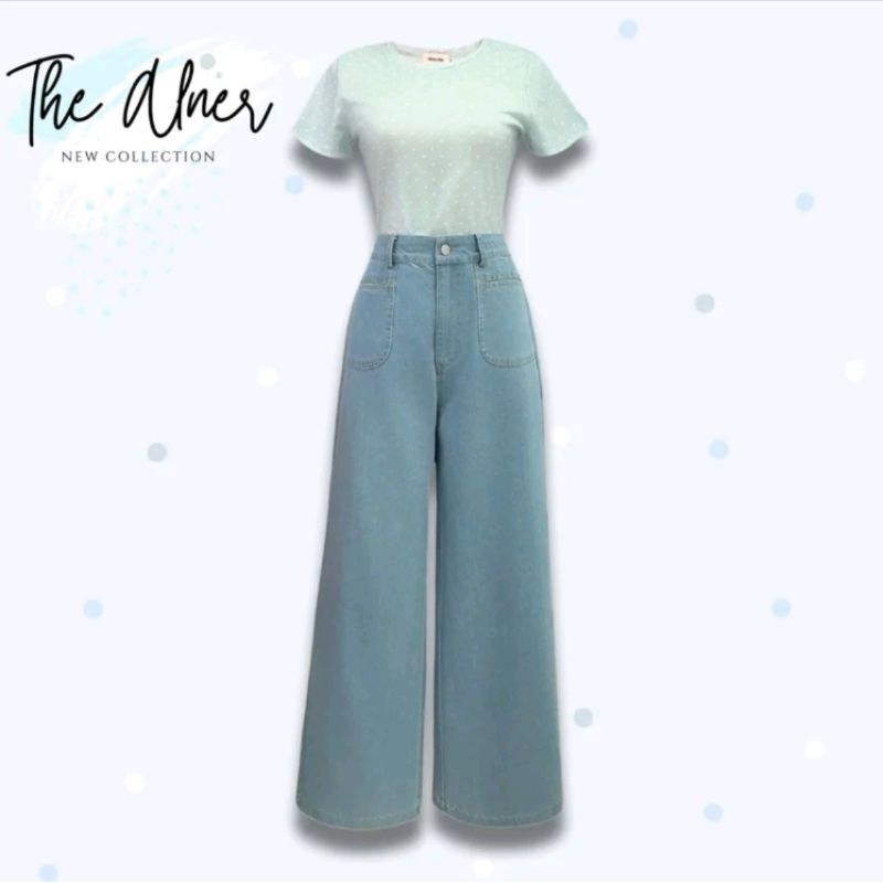 AN225-XL,2XL เซตกางเกงยีนส์ ป้าย The Alner sz.XL,2XL