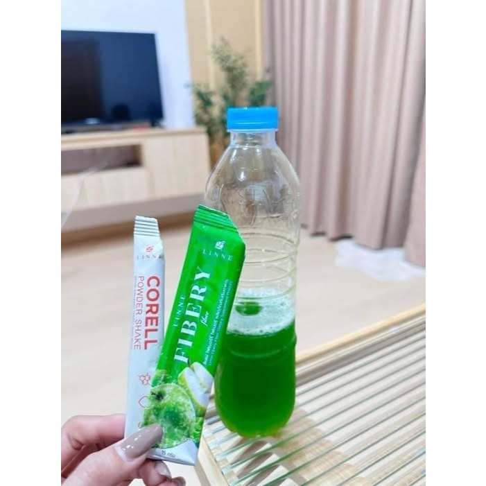 LINNE Corell Powder shake คลอโรฟิลล์สารสกัดสูตรพรีเมี่ยม [เฉพาะกล่องขาว แบบ 5 ซองย่อย ] ราคา ถูกที่สุด ดีลบีเคเค แกลเลอรีภาพที่ 6