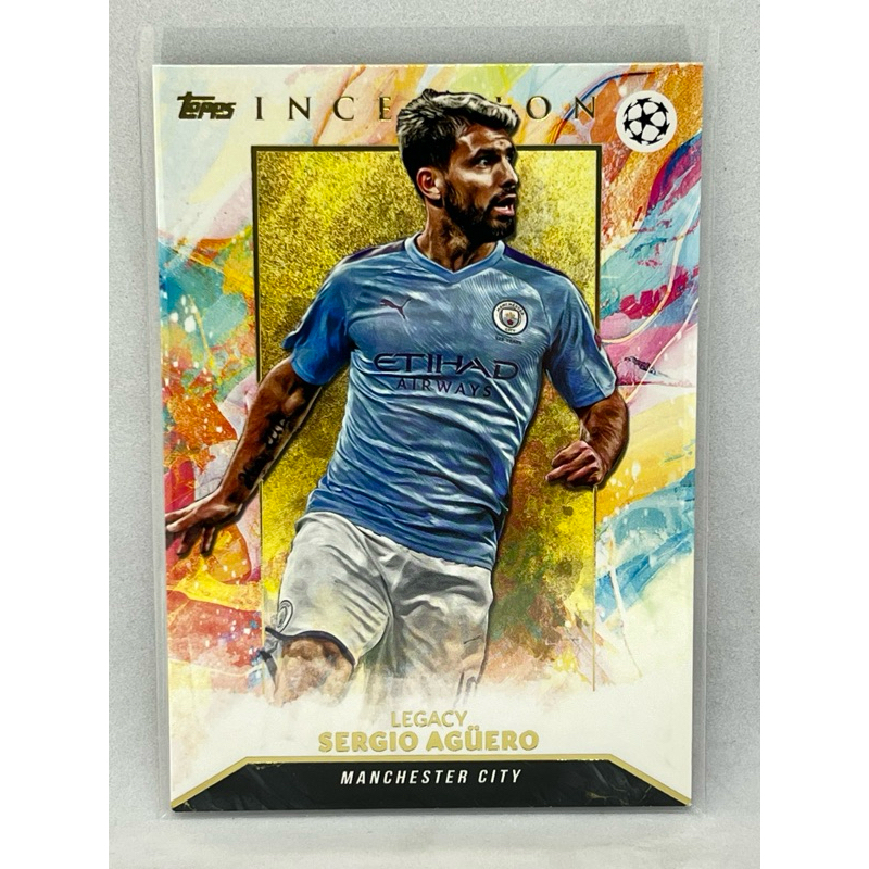 การ์ดฟุตบอล Topps Inception 2023 - 2024 Sergio Aguero Base