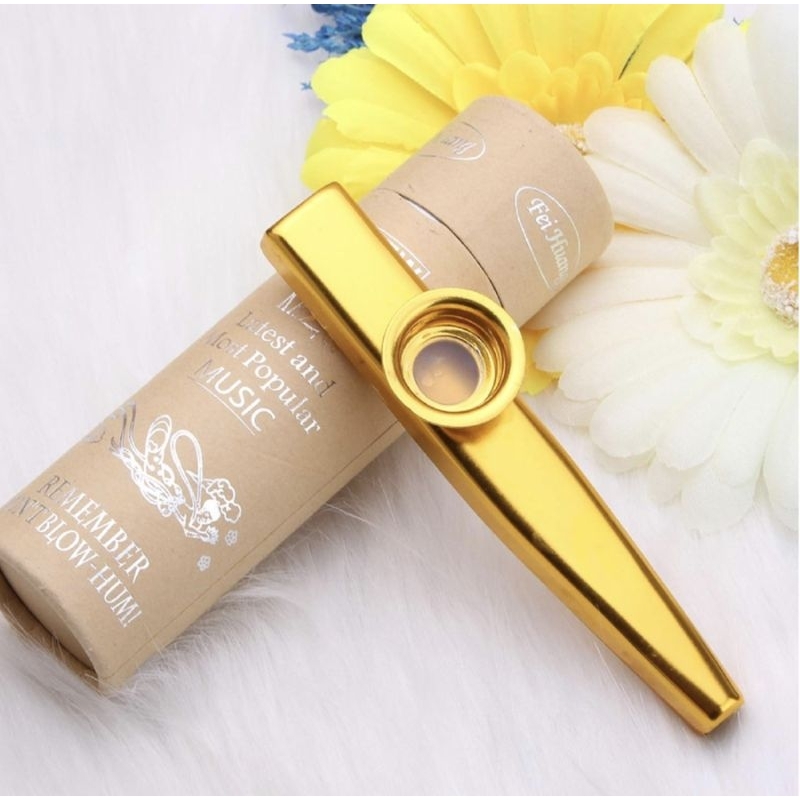 Kazoo Aluminum Alloy เครื่องเป่าที่เล่นง่ายที่สุดใน 3โลก  brand OIBTECH ของแท้นะครับ ไม่ใช่ของเลียนแ