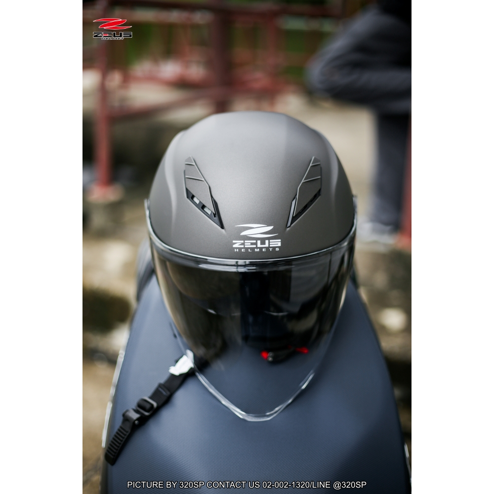 แถมฟรีสปอยเลอร์!! หมวกันน็อคครึ่งใบ ZEUS รุ่น ZS-631 ของใหม่ 2025 ส่งไว!! 320SP!!!!! - รูปที่ 2