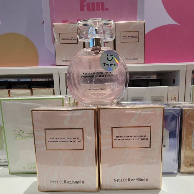 MINISO น้ำหอมผู้หญิงติดทนนาน รุ่น Nebula Perfume มีกลิตเตอร์ด้วย 50mlแบบพกพามาใหม่ 30 ml ลิขสิทธิ์แท